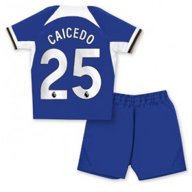 Chelsea Moises Caicedo #25 Heimtrikot 2023-24 Kurzarm (+ kurze hosen)